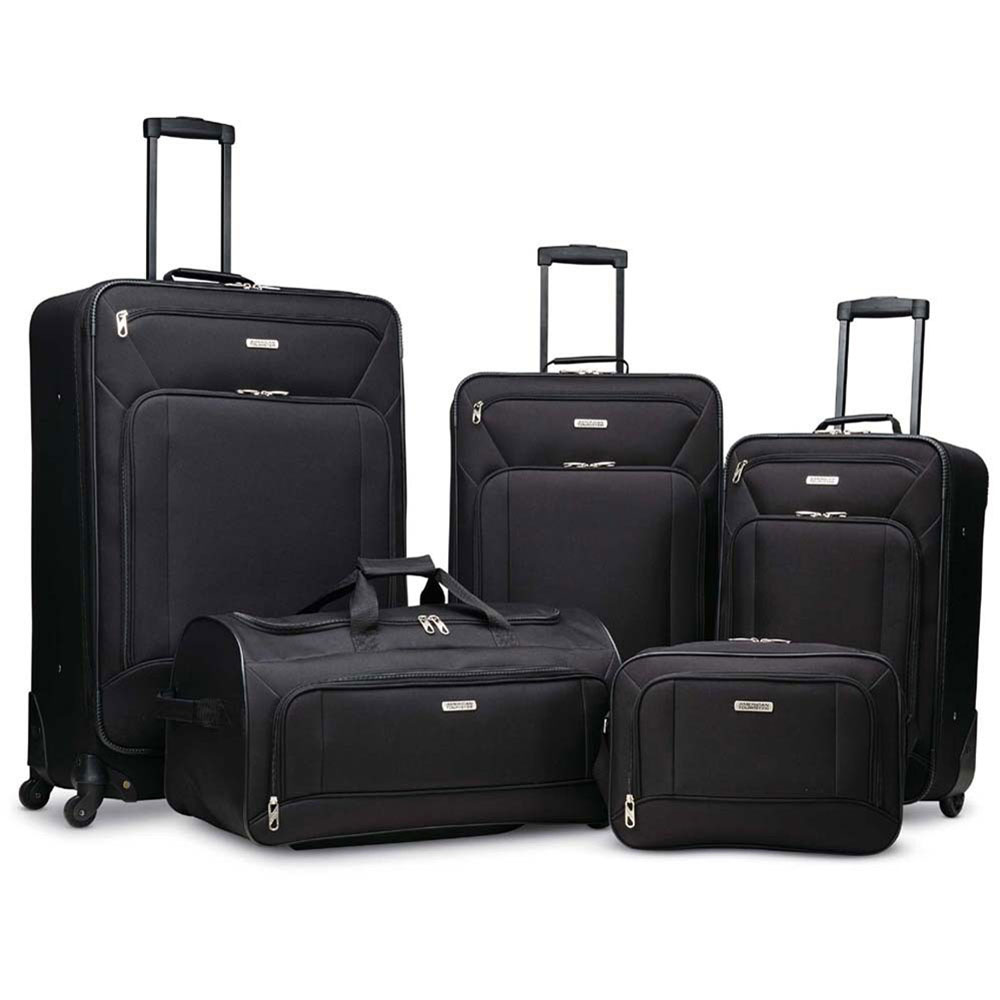 bob mackie 5 pc luggage set